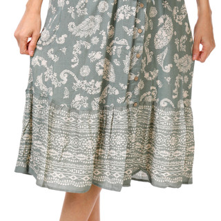 Thumbnail 4: Lucky Brand Women's Short Sleeve Button Down Midi Dress 
