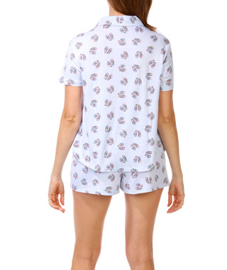 Thumbnail 2: Life is Good Women's 2 Pc Flip Flop Pajama Shorts Set 
