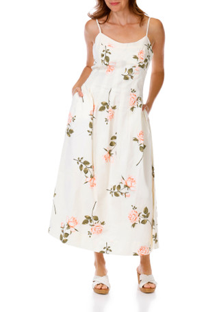 Thumbnail 1: Ellen Tracy Women's Sleeveless Floral Dress 