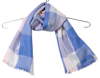 Thumbnail 1: Jessica McClintock Color Block Plaid Shawl 