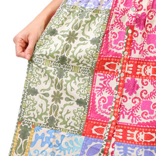 Thumbnail 4: BILA Women's Patchwork Wilcox Maxi Dress 