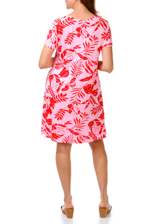 Thumbnail 3: Harlow  & Rose Women's Short Sleeve Swing Dress 