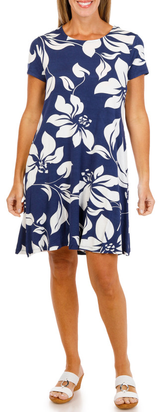 Thumbnail 3: Harlow  & Rose Women's Short Sleeve Swing Dress 