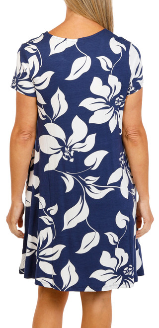 Thumbnail 4: Harlow  & Rose Women's Short Sleeve Swing Dress 