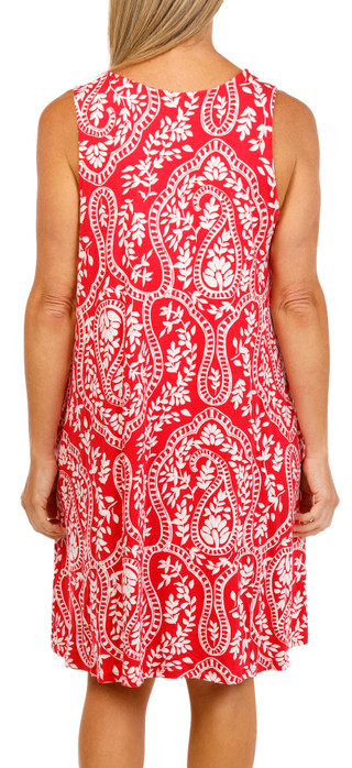 Thumbnail 4: Harlow  & Rose Women's Sleeveless Print Swing Dress 