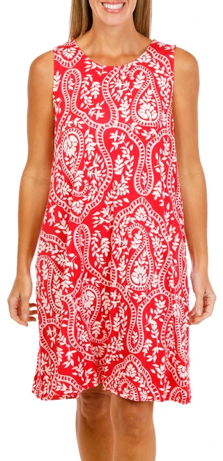 Thumbnail 1: Harlow  & Rose Women's Sleeveless Print Swing Dress 