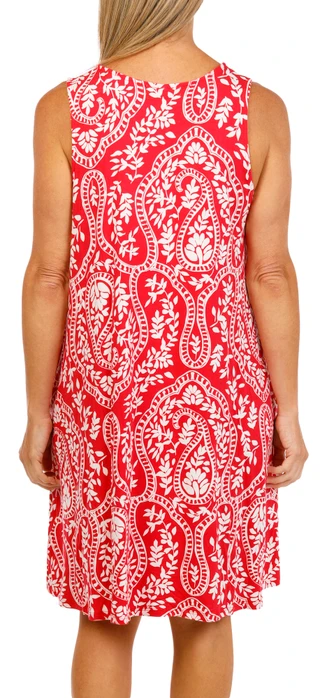 Thumbnail 3: Harlow  & Rose Women's Sleeveless Print Swing Dress 