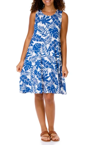 Thumbnail 1: Harlow  & Rose Women's Sleeveless Print Swing Dress 
