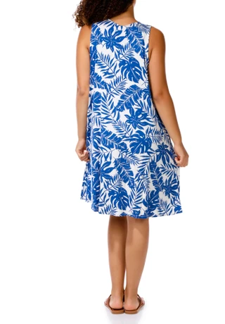 Thumbnail 2: Harlow  & Rose Women's Sleeveless Print Swing Dress 