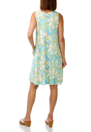 Thumbnail 2: Harlow  & Rose Women's Sleeveless Print Swing Dress 