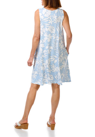 Thumbnail 3: Harlow  & Rose Women's Sleeveless Print Swing Dress 
