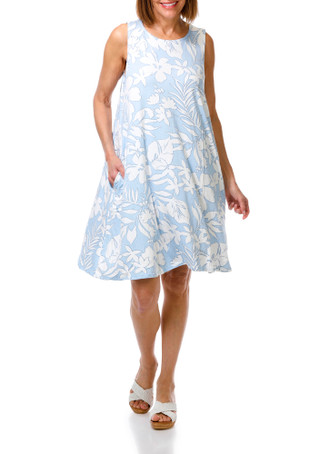 Thumbnail 1: Harlow  & Rose Women's Sleeveless Print Swing Dress 