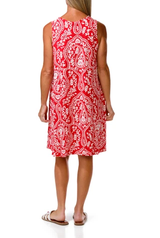 Thumbnail 6: Harlow  & Rose Women's Sleeveless Print Swing Dress 