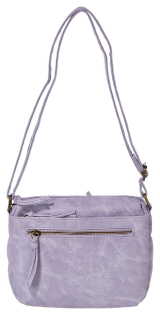 Thumbnail 1: Bueno Antique Pebble Leather Crossbody Bag 