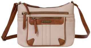Thumbnail 1: White Mountain Two Tone Hobo Crossbody Bag 