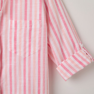 Thumbnail 3: Dash Women's 3/4 Sleeve Stripe Button Down Top 