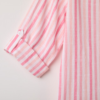 Thumbnail 4: Dash Women's 3/4 Sleeve Stripe Button Down Top 