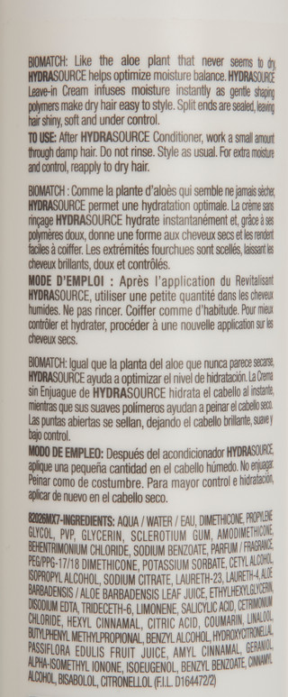 Thumbnail 2: Biolage 8.5 Hydra Source Leave In Cream  