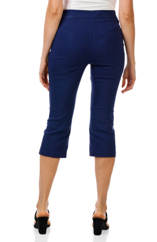 Thumbnail 2: Rafaella Women's Solid Pull On Capris  