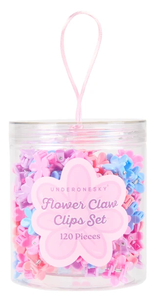 Thumbnail 1: Underonesky 120 Pk Flower Claw Clips  