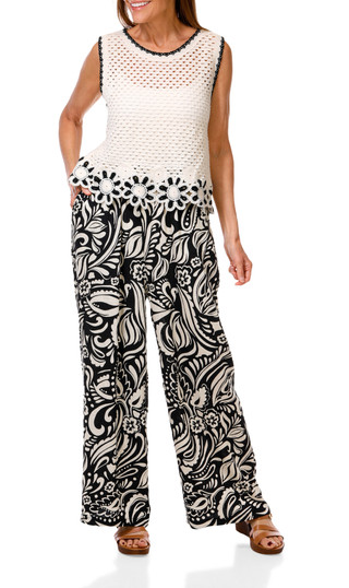 Thumbnail 1: Sapphire Women's 2 Pc Pants Set 