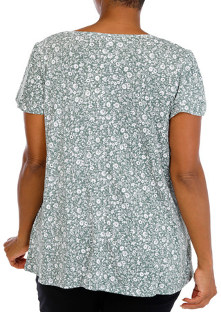 Thumbnail 2: SJS Women's Plus Floral Print Top  