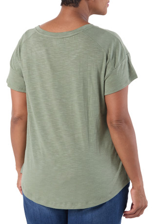 Thumbnail 2: Tru Self Women's Space Dye Sunflower Top  