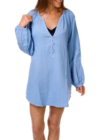Thumbnail 1: O'Neill Women's Solid Swim Coverup Top 