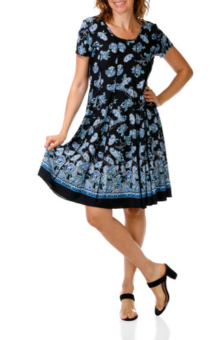 Thumbnail 1: Sami & Jo Women's Floral Paisley Print Dress  