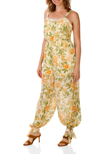 Thumbnail 1: Harlow  & Rose Women's Floral Print Jumpsuit 