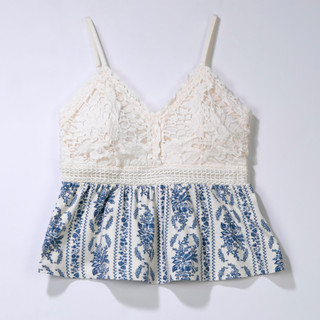 Thumbnail 1: Derek Heart Juniors Sleeveless Crochet Bust Top 