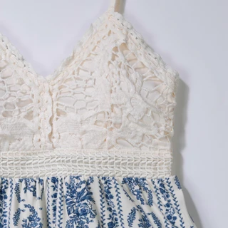 Thumbnail 2: Derek Heart Juniors Sleeveless Crochet Bust Top 