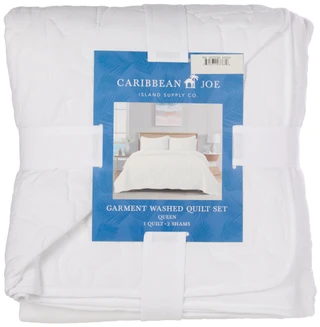 Thumbnail 1: Caribbean Joe Solid Shell Quilt Set 