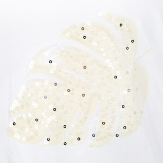 Thumbnail 6: Onque Womens Short Sleeve Sequin Embroidered Top 
