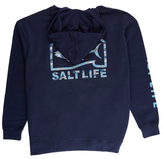 Thumbnail 3: Salt Life Men's Long Sleeve Graphic Logo Hoodie 