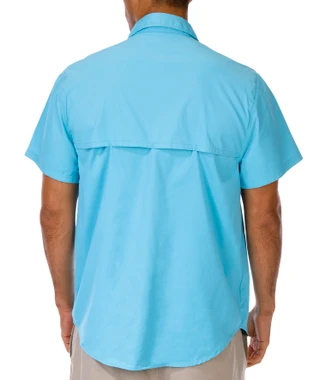 Thumbnail 2: REEL LEGENDS Men's Water Solid Woven Button Down Shirt 