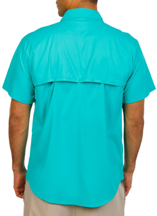 Thumbnail 2: REEL LEGENDS Men's Water Solid Woven Button Down Shirt 