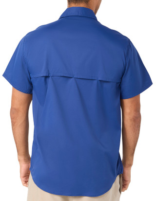 Thumbnail 2: REEL LEGENDS Men's Water Solid Woven Button Down Shirt 