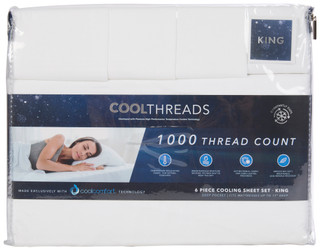 Thumbnail 2: ARTISAN 34 Coolthreads 1000 Thread Count 6-Pc Cooling Sheet Set 