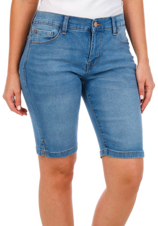 Thumbnail 1: Curve Women's Side Slit Bermuda Shorts 