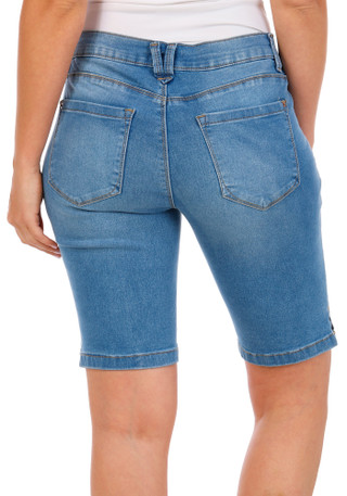 Thumbnail 2: Curve Women's Side Slit Bermuda Shorts 