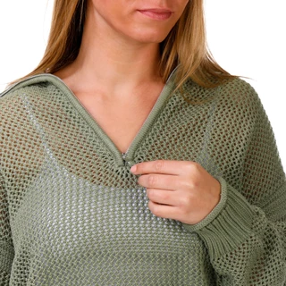 Thumbnail 3: No Comment Juniors Long Sleeve 1/4 Zip Knit Sweater 