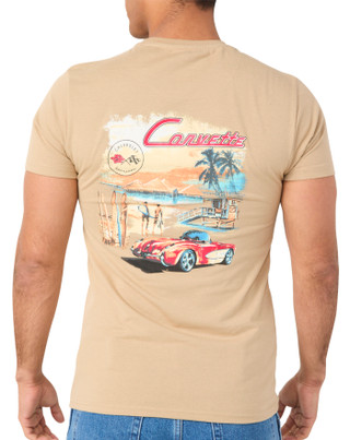 Thumbnail 2: CHEVY Men's Corvette Beach T-Shirt 