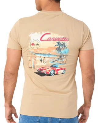 Thumbnail 2: CHEVY Men's Corvette Beach T-Shirt 