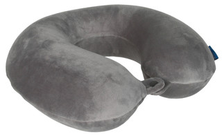Thumbnail 3: Brookstone Memory Foam Travel Pillow 