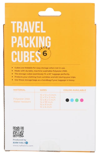 Thumbnail 2: Miami Carry On 6 Pk Travel Packing Cubes 