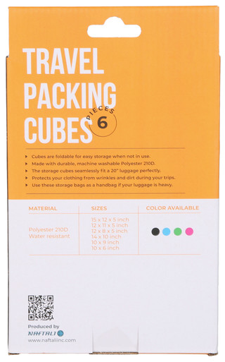 Thumbnail 2: Miami Carry On 6 Pk Travel Packing Cubes 