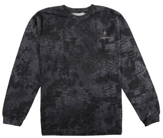 Thumbnail 1: KRYPTEK Men's Long Sleeve Printed Crew Neck Shirt 