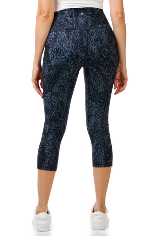 Thumbnail 3: RBX Women's Active Abstract Leopard Capris Leggings 
