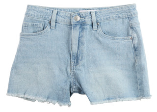 Thumbnail 2: YMI Junior's Raw Hem Denim Shorts 